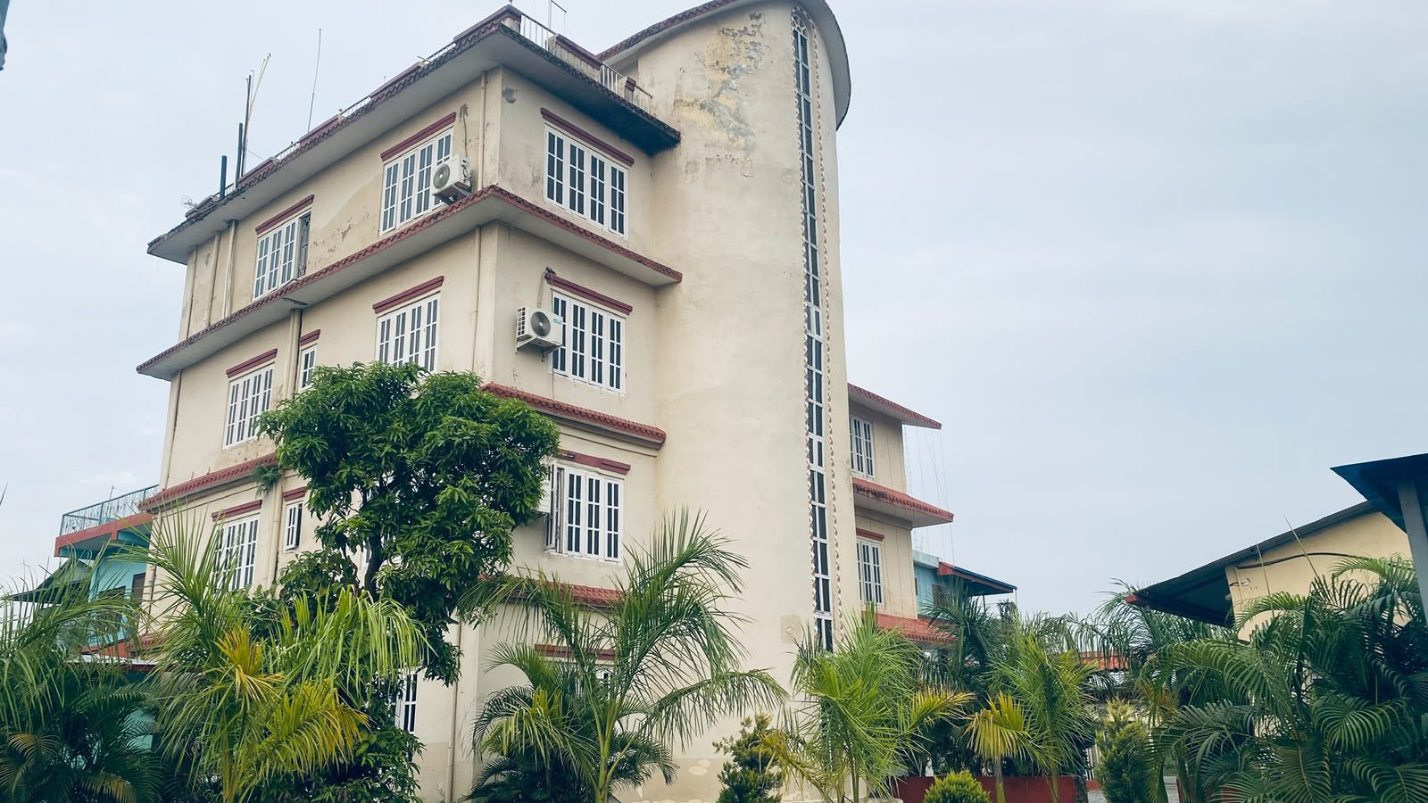 Hotel Kavya Inn building exterior in Bharatpur, Chitwan